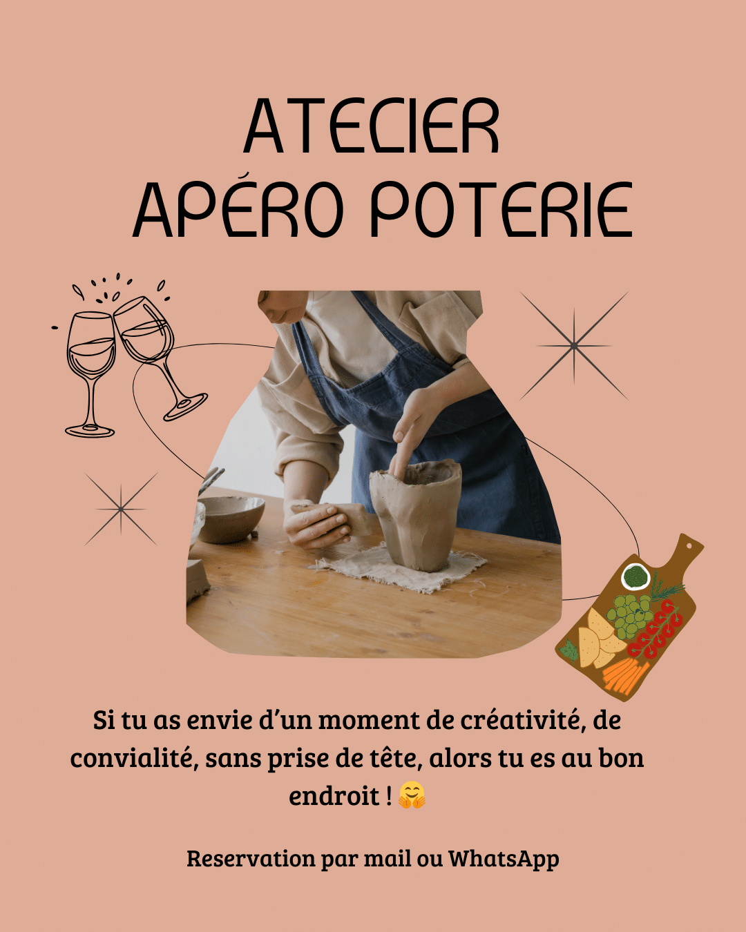 Atelier apero poterie