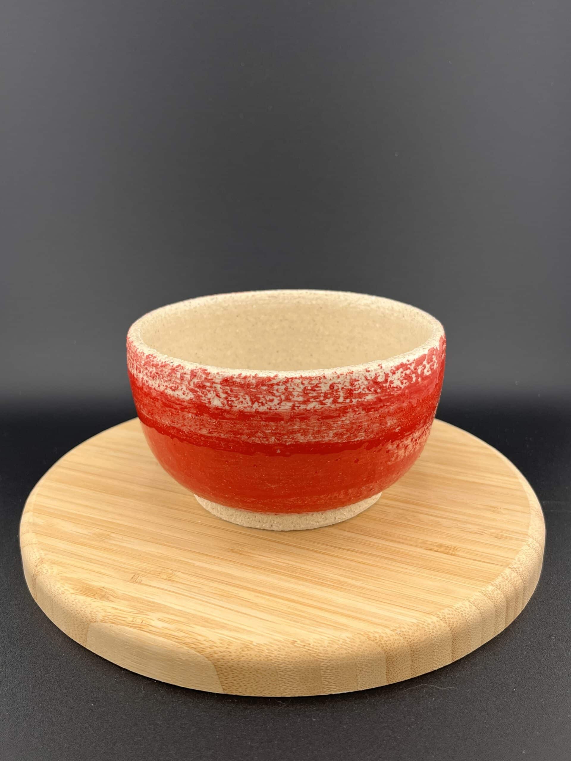 Bol / Cache Pot Abstract Red